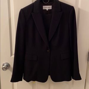 Calvin Klein Black pant Suit